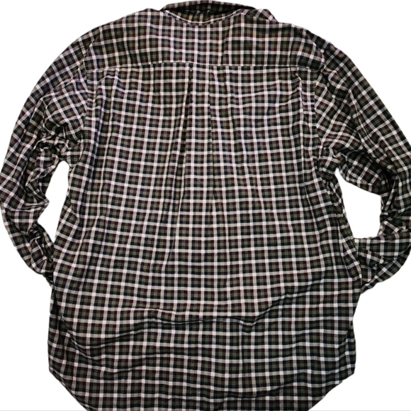 Vineyard Vines Shirt Men XL Green Purple Plaid Shep & Ian Taylor Cotton Casual - Picture 2 of 4